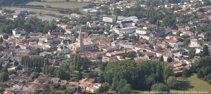 chantonnay vue aerienne