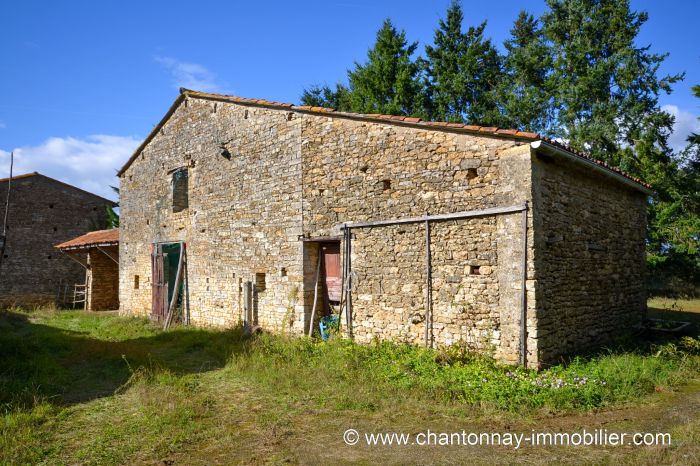 RARE - Belle maison en pierre  rnover avec 1 hectare de te à vendre CHANTONNAY au prix de 86000 euros