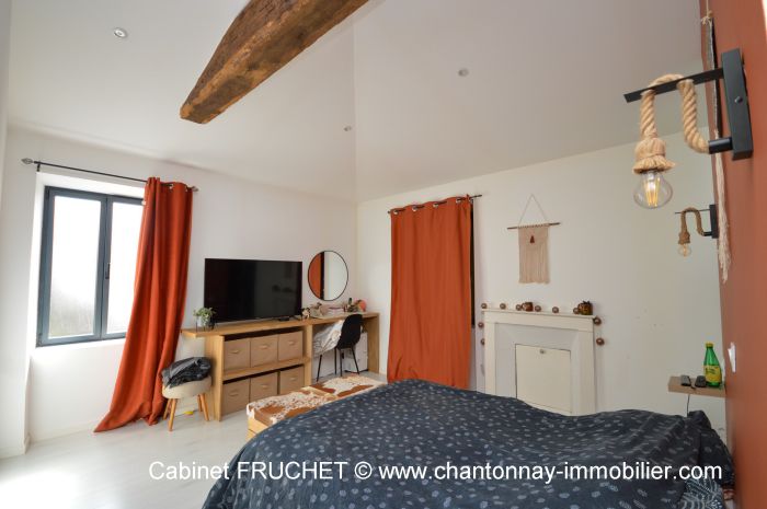 Jolie maison ancienne rénovée avec goût MONSIREIGNE immobilier à vendre au prix de 190000 euros